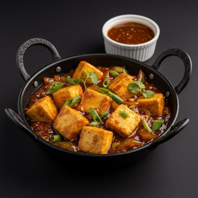 Paneer Schezwan With Sauce